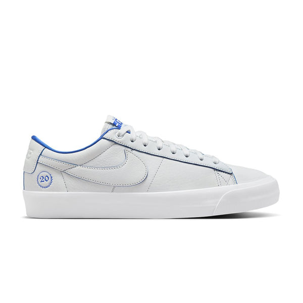 Nike Sb Blazer Low Pro Gt Prm Summit White / Game Royal - Summit White - Streetart.fr